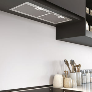 Airforce Modulo POP 72cm Built-in Cooker Hood-Stainless Steel Finish Push Button Control
