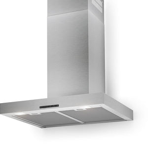 Airforce F53 S4 60cm Wall Mounted cooker hood with Soft Push Button Press- Stainless Steal Finish