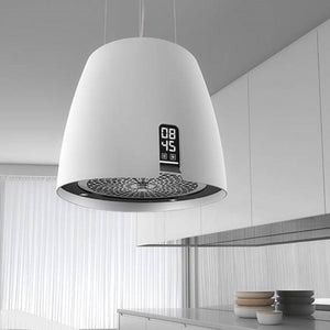 Airforce Ballerina 47.5cm Island Lamp Cooker Hood with Integra System - White