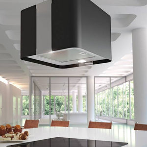 Airforce F181 45cm Premium Island Cooker Hood With Integra System - Black