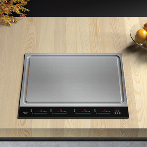 Airforce Tepanyaki 58cm Touch Control Hob- Black Glass & Stainless Steel Finish