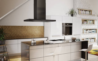 Airforce F200 Black 90cm Island Hood - Devine Distribution Ltd