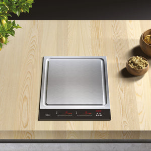 Airforce 38cm Touch Control Tepanyaki Hob- Black Glass & Stainless Finish