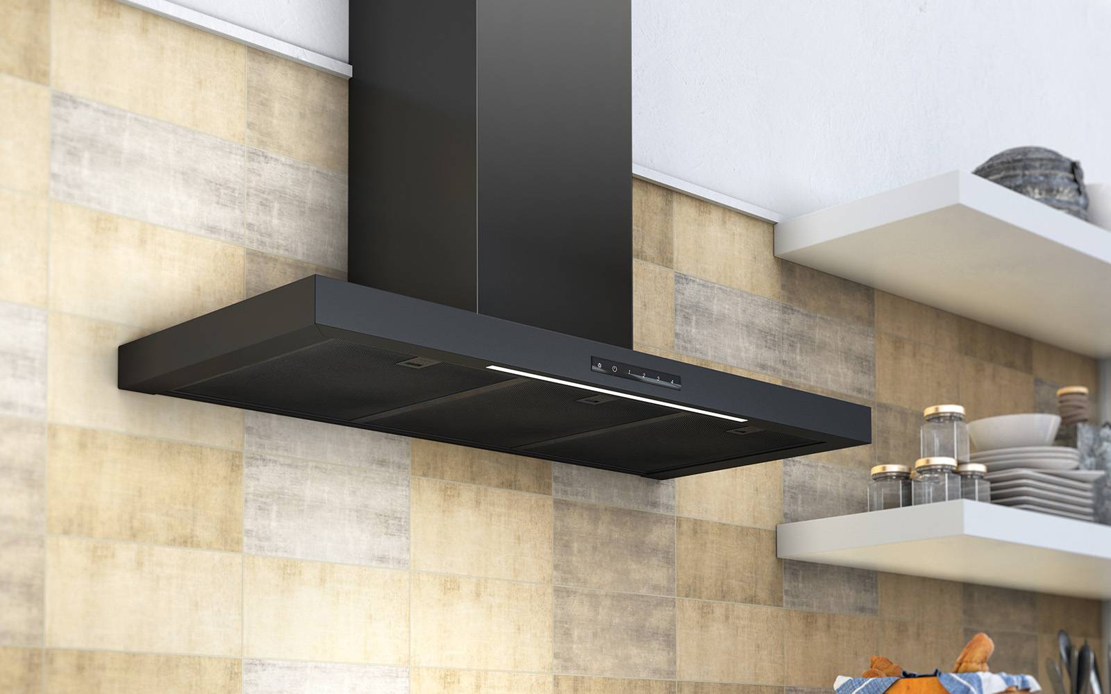 Airforce B-OX TSLE 90cm Wall Mounted cooker hood with Touch Control- B ...