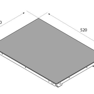 Airforce Domino Flex 38cm Induction Hob with 2 Cooking Zones & 1 Central Bridging Zone