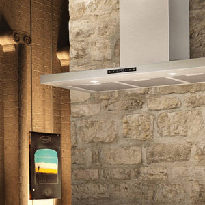 Airforce F100 90cm Wall Mounted Cooker Hood Touch Control- Stainless Steel Finish