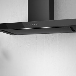 Airforce F213 90cm Wall Mounted Cooker Hood with Touch Control - Black Finish