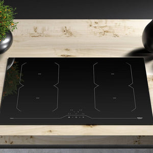 Airforce Integra 80-4 B 78cm 4 Zone Induction Hob with touch control also bridgable function