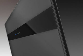 Airforce V4 80cm Flat Wall Mounted Cooker Hood - Black glass - Devine Distribution Ltd