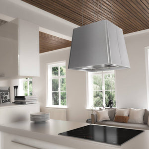 Airforce F164 45cm Island Lamp Cooker Hood with Integra System - Steel