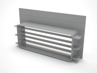 Airforce KRASP003 Kitchen Plinth Grid Kit For Recirculating Installation Rear Profile