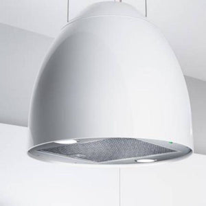 Airforce New Moon 45cm Island Cooker Hood with Integra System - White