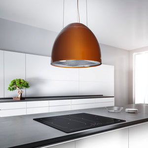 Airforce New Moon 45cm Island Cooker Hood with Integra System - Copper