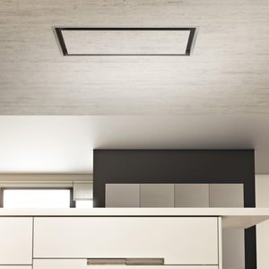 100cm Remote Control Ceiling Cooker Hood - Airforce Raffaello - Installed Example
