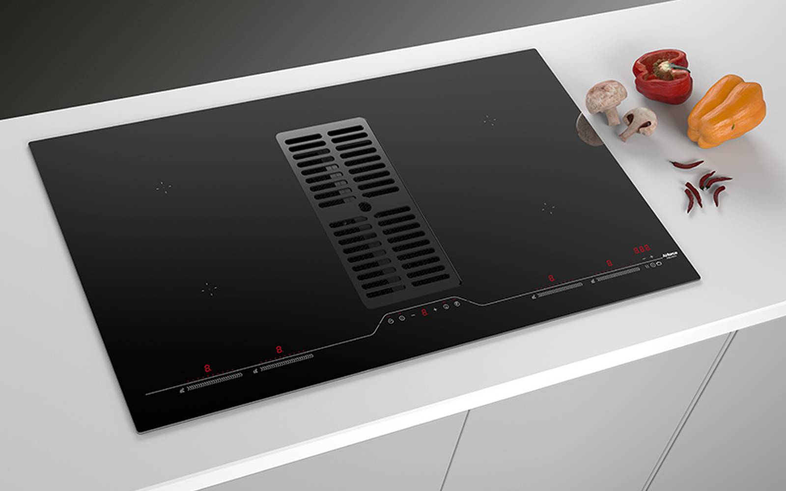 Airforce Aspira Centrale G5 90cm Flex Induction hob with Downdraft