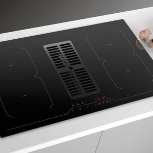 Airforce Aspira Centrale B2 Octa 86cm Induction Hob With Downdraft - Installed Example