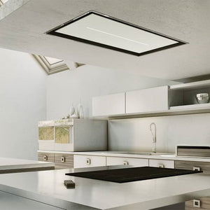 Airforce Sinergia 100cm Premium Ceiling Cooker Hood - Stainless Steel and Glass
