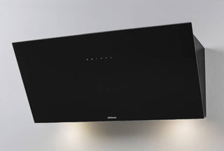 Airforce V1 60cm Flat Wall Mounted Cooker Hood - Black glass